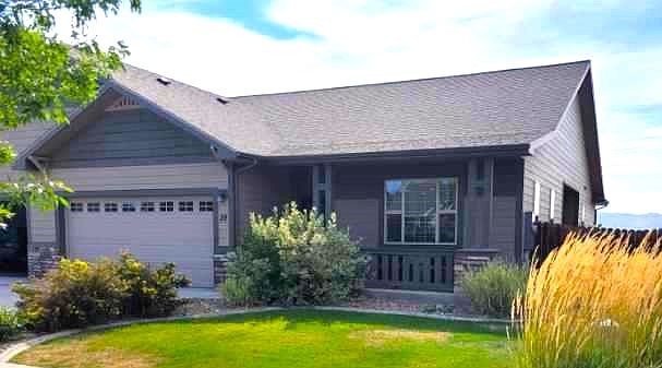 Single-level 3B/2B townhouse