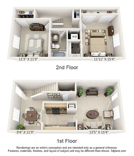 Floor plan The Henderson