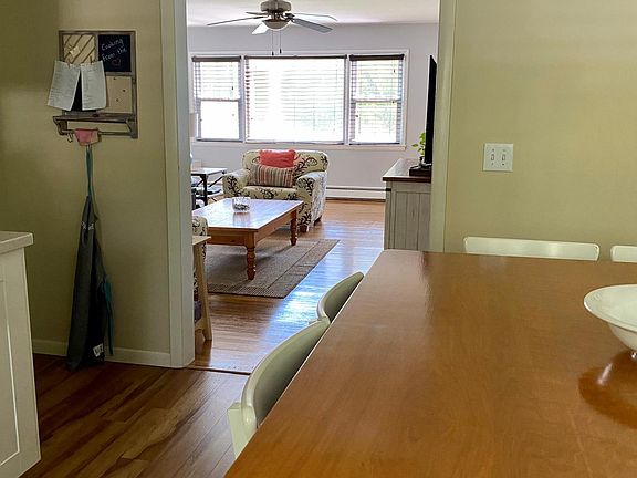 Kitchen looking into living room