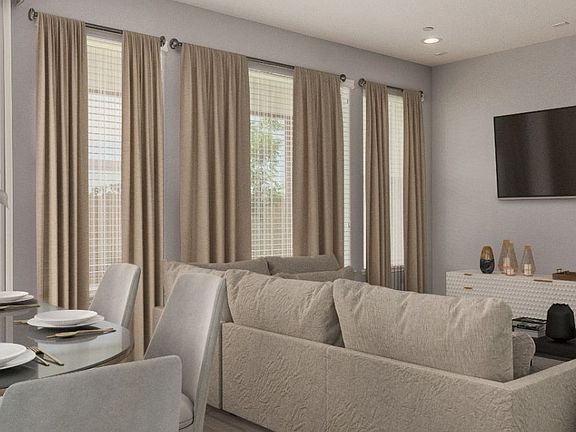 Homesite 43 Great Room Virtually Staged