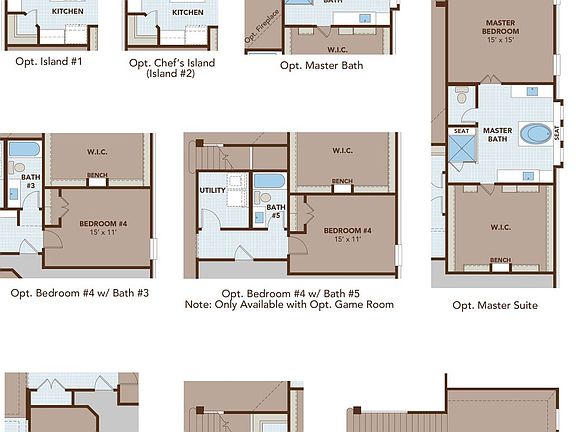 Villanova Floor Plan Options
