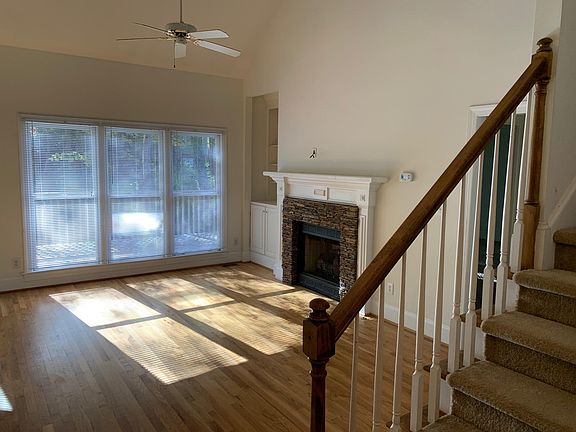 Living Room with gas fireplace