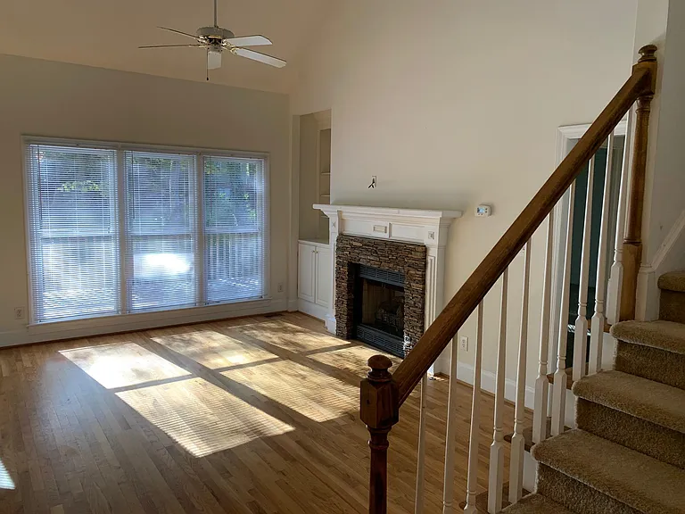 Living Room with gas fireplace