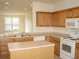 Large, bright kitchen with center island!