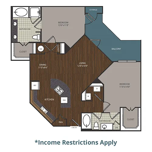 Floor plan B3.P8*
