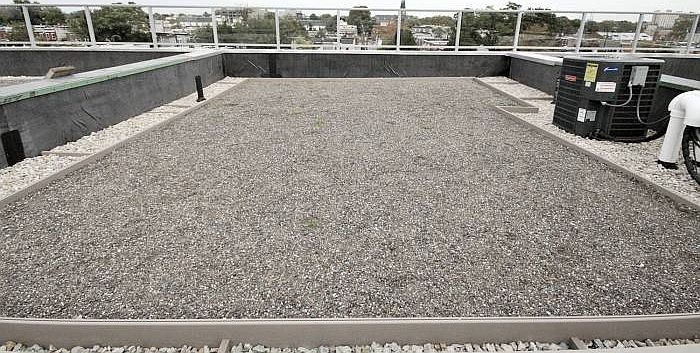 roof deck grass area