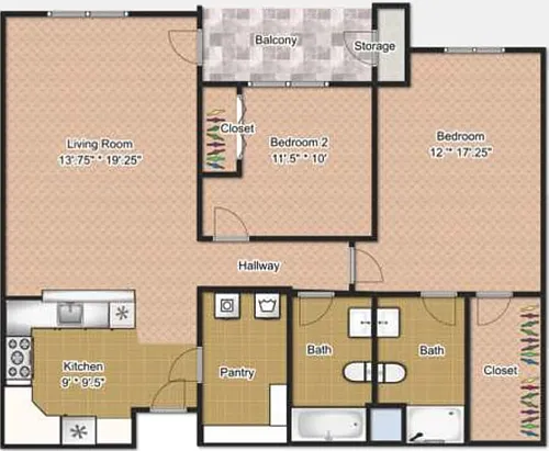 Floor plan B1