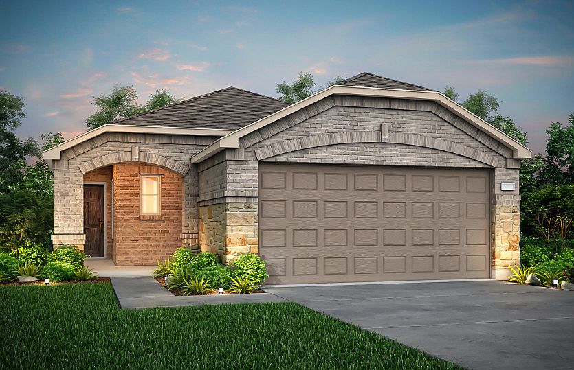 The Adams, a 1-story new construction home showing Home Exterior R