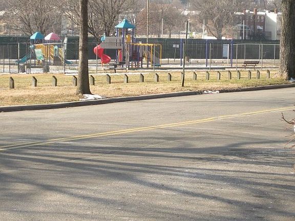 Playground across street
