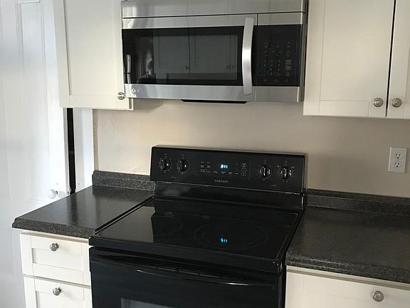Updated cabinets and countertops