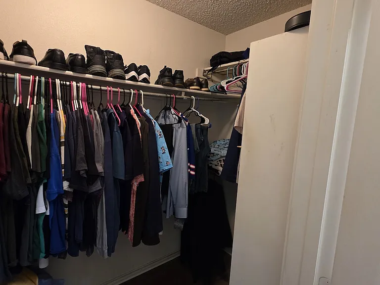 Primary walk-in closet