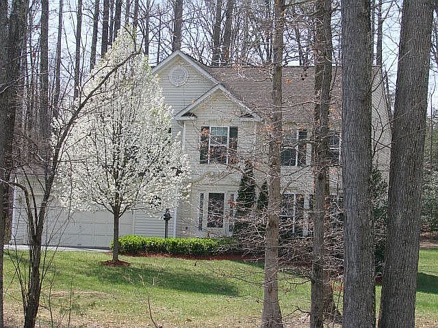 House in early spring.