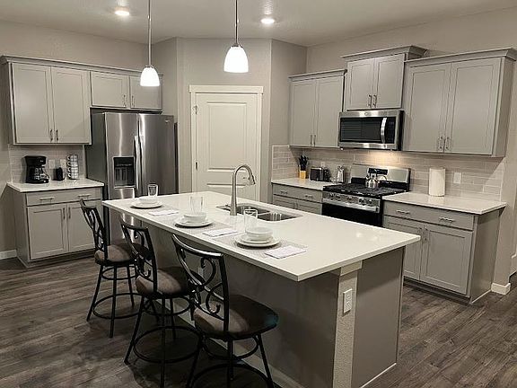 View of Kitchen and Serve Over