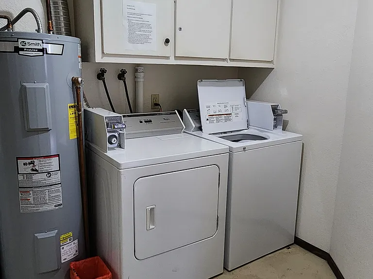 Shared laundry space