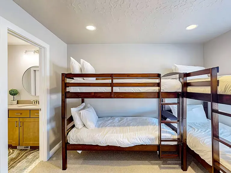Bunk Room and Bathroom