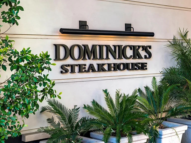 Experience top-tier steaks and service at Dominick's Steakhouse. Neighborhood tab on the website: Dominick's Steakhouse