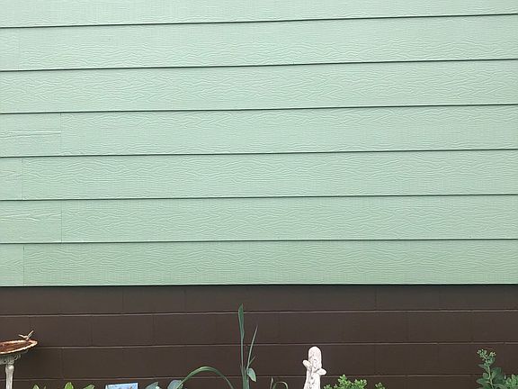 new paint on siding
