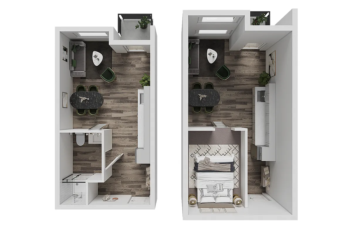 Floor plan Ladder Loft