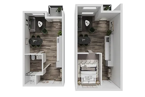 Floor plan Ladder Loft