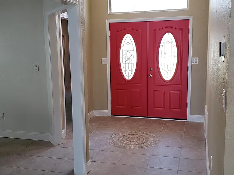 Front entry with Dining room to the left
