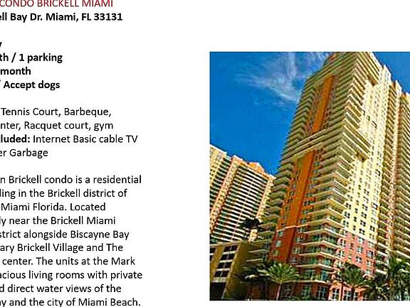 3rd image of 1155 Brickell Bay Dr APT 2806