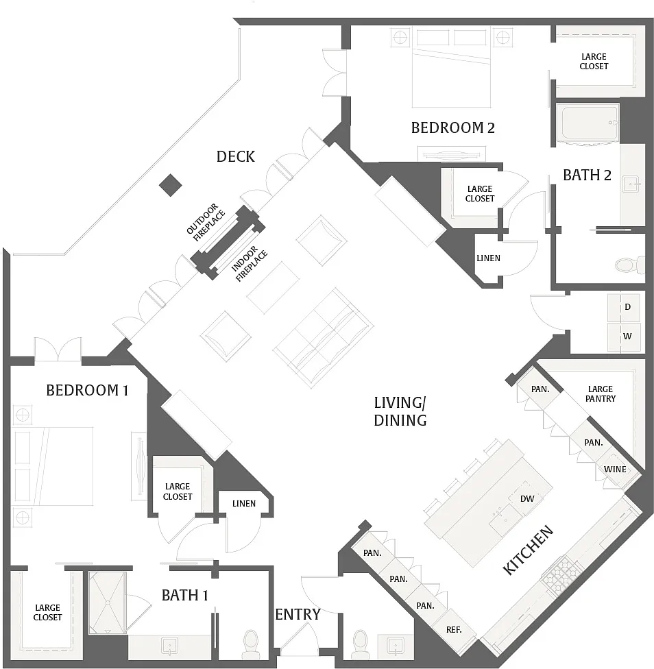 Floor plan Tibet