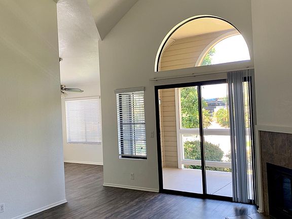Living Room with High Vaulted Ceiling