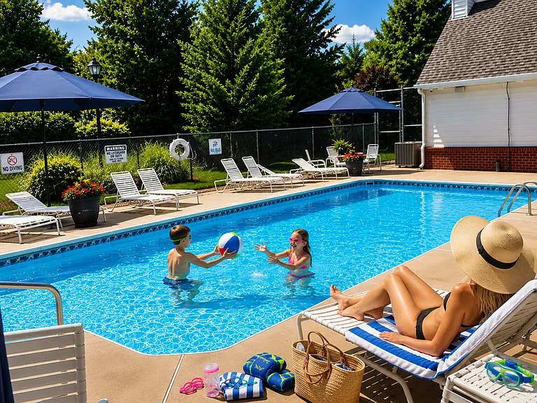 Meredith Creek Pool+Gym+Clubhouse for residents of Meredith Creek(Secure access)