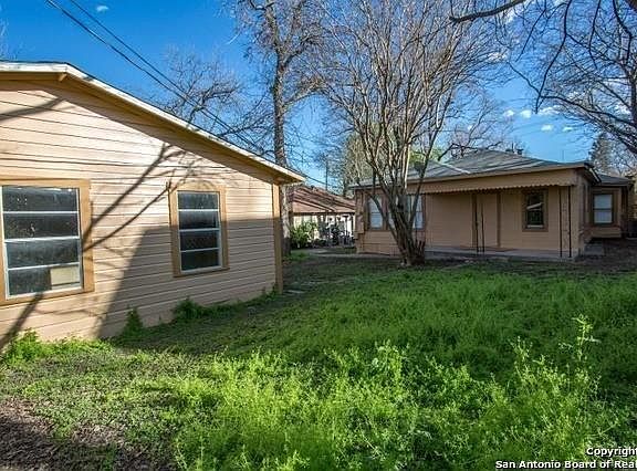 Rental house is shown on the left.
