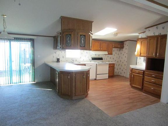 Dining room and kitchen
