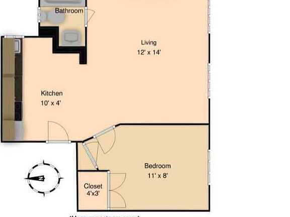 2nd image of 15 Cornelia St APT 3F