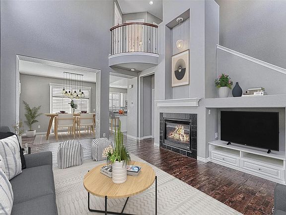 Livingroom + Dining area (Virtually staged)