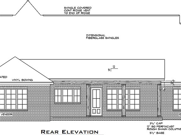 Rear Elevation