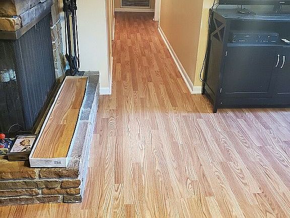 Living room hall view