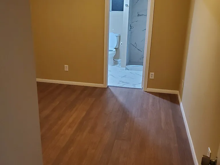Master bed and bathroom