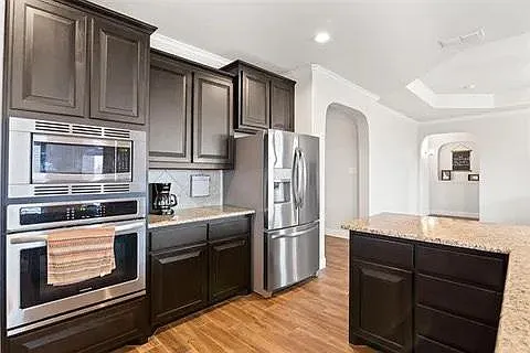 Granite counters. Large island