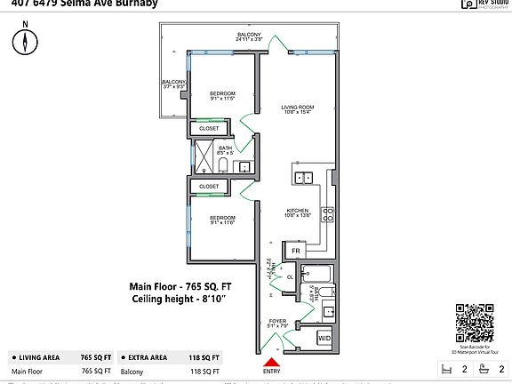 5th image of 6479 Selma Ave #207