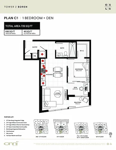 Floor plan Boren C1