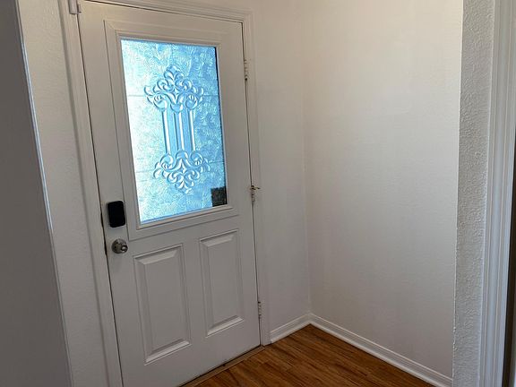 Etched Glass Window Welcomes Your Guests