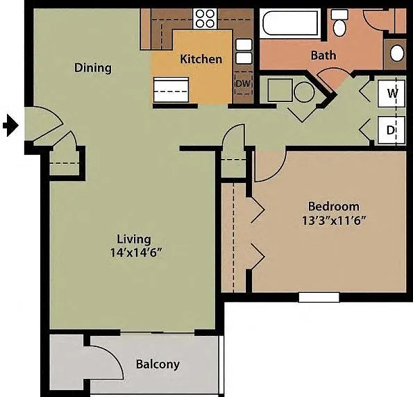 Floor plan The Evergreen