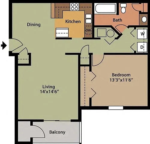 Floor plan The Evergreen