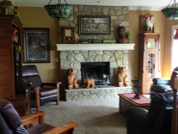 custom fire place stone