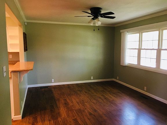 Newly installed flooring