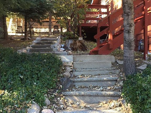 STAIRS TO FRONT AND BACK DECK