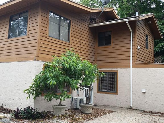 Unit is on the ground floor of this triplex.