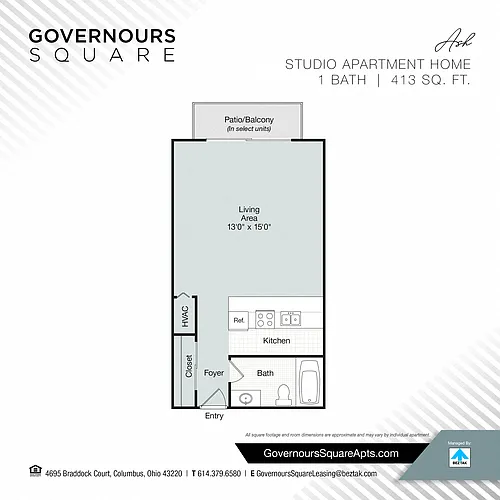 Floor plan Ash