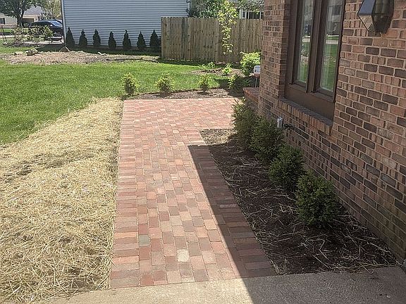 Walking up to the front door