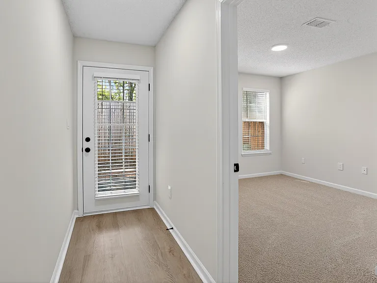 Easy access to back patios