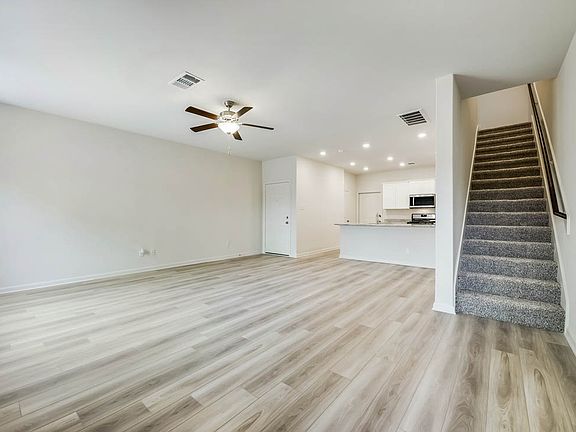 The open-concept kitchen overlooking the entertainment space is a fan favorite