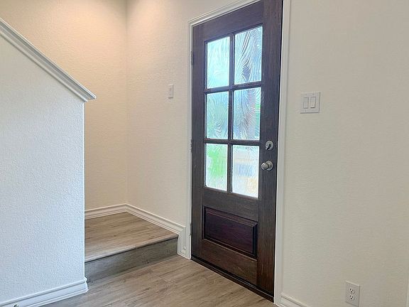 Custom front entry door